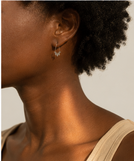 boucle d'oreille créoles mini