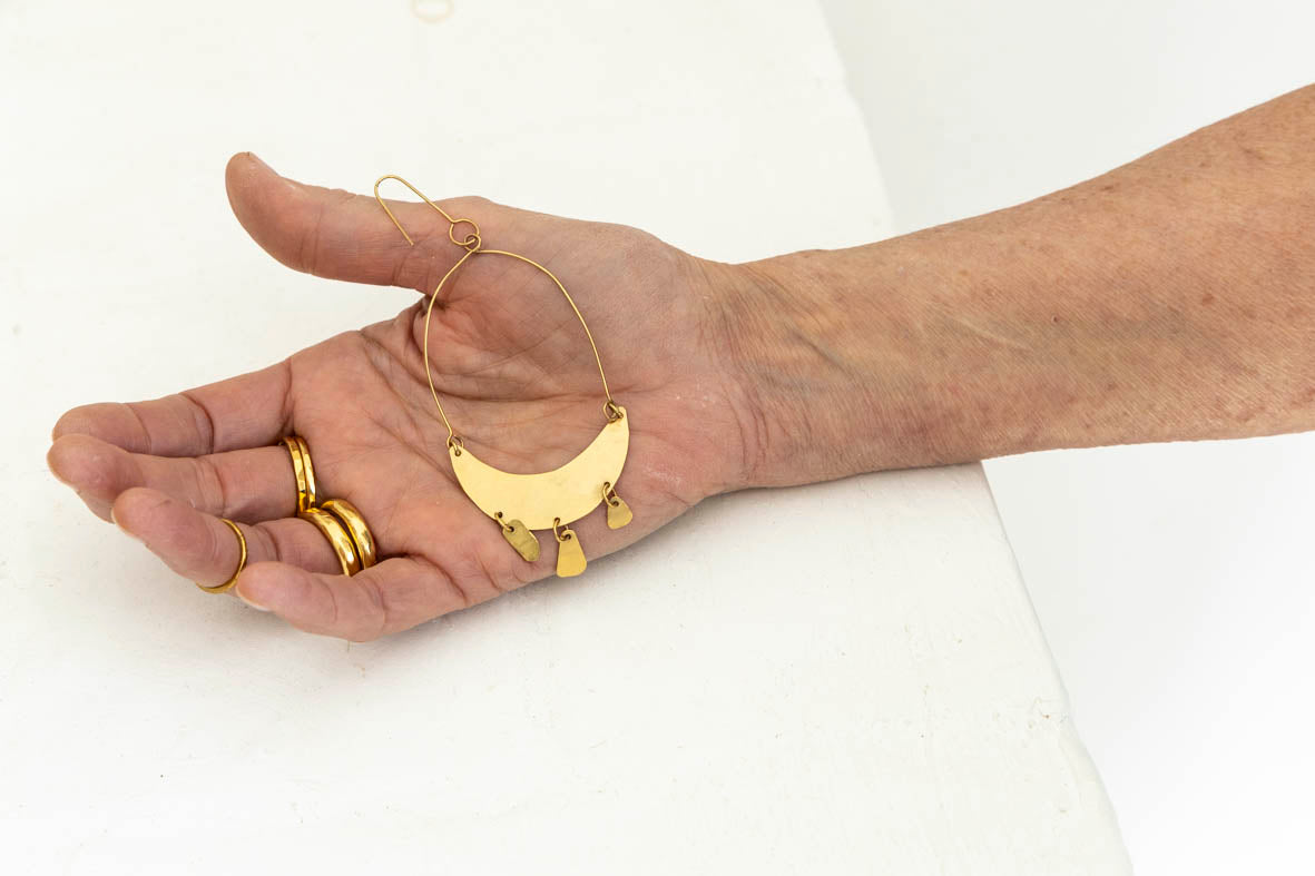 boucles d'oreilles créoles breloques