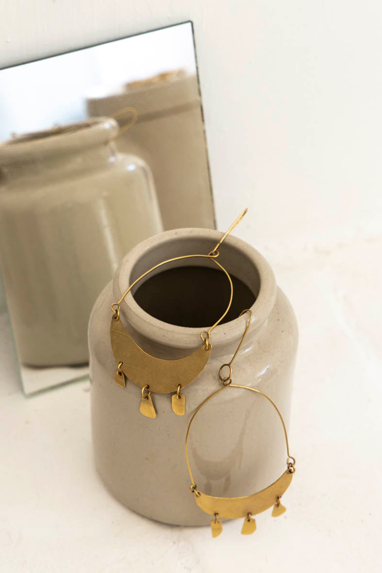 boucles d'oreilles créoles breloques