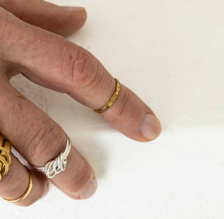 bague anneaux fins 3x5