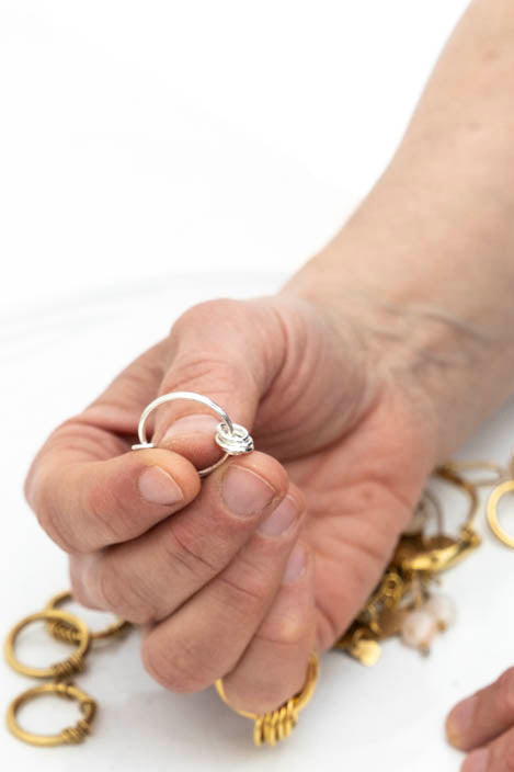 bague anneaux fins 3x5