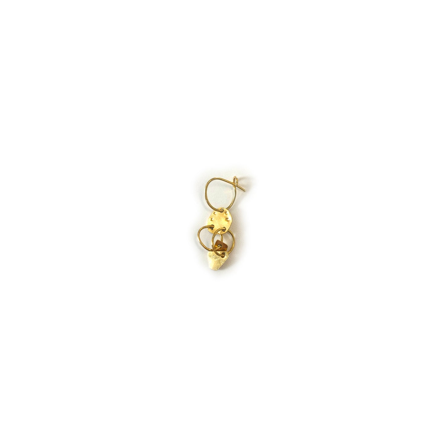 boucle d'oreille médaille mini