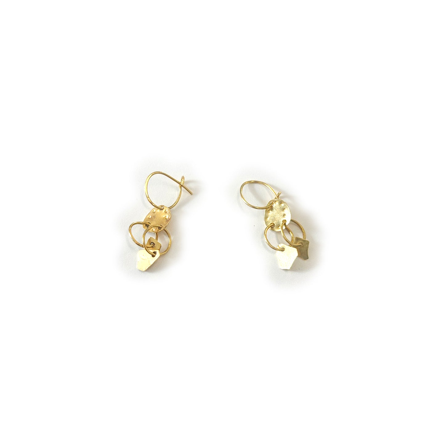 boucle d'oreille médaille mini