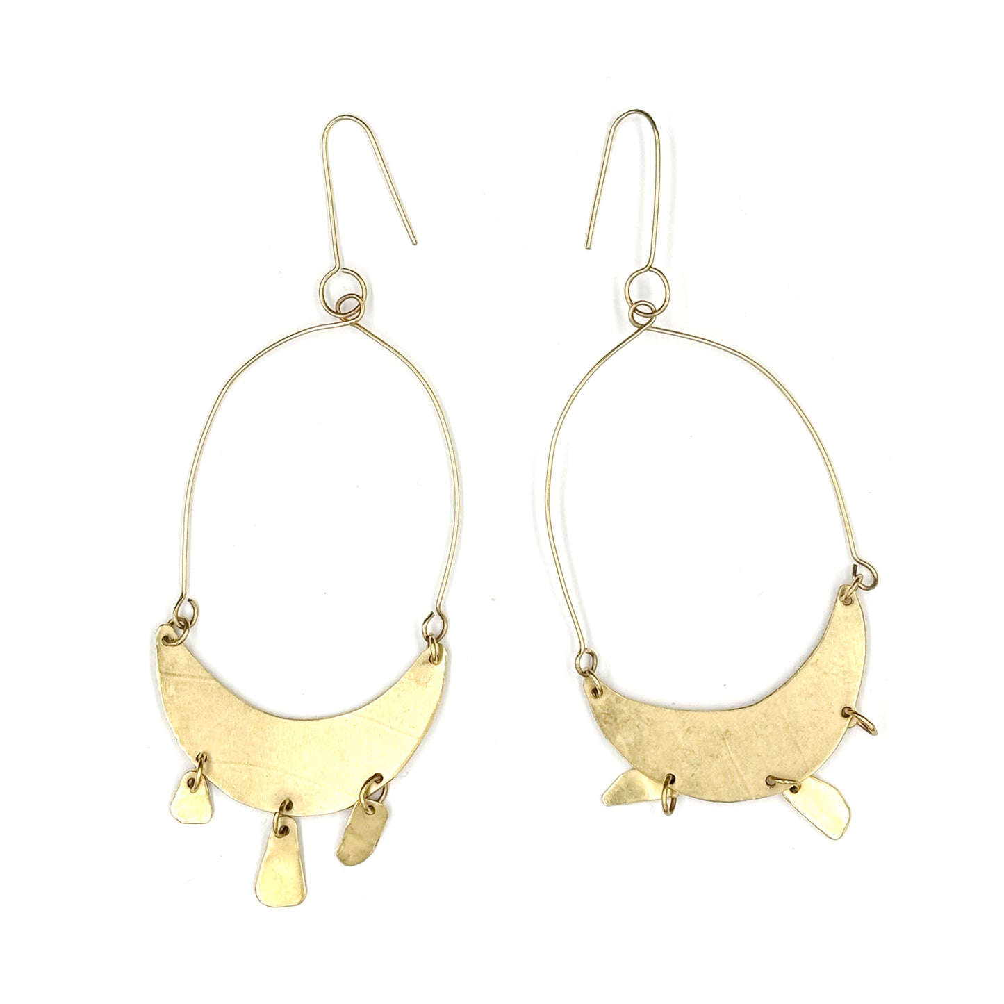 boucles d'oreilles créoles breloques