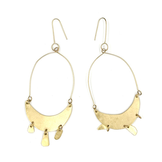 boucles d'oreilles créoles breloques